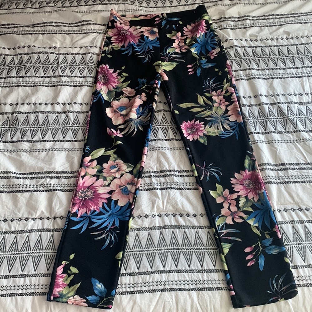Floral dress pant